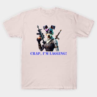 Fortnite inspired female dog T-Shirt